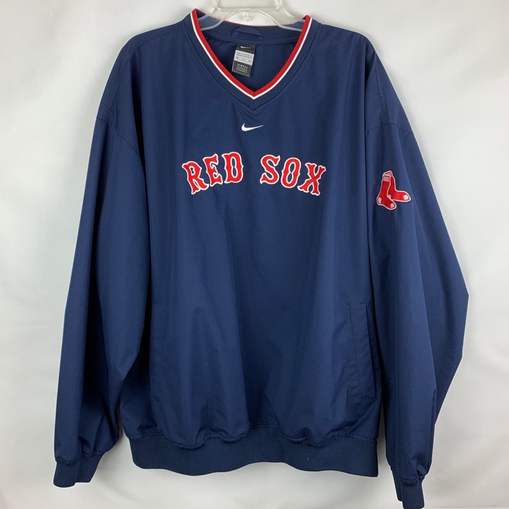 Boston Red Sox V-Neck Windbreaker
